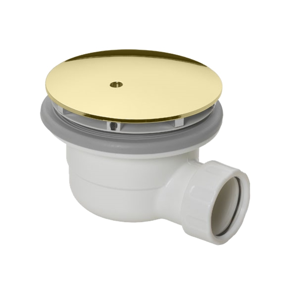 Product Cut out image of the Burlington Gold High Flow Vortex Shower Waste